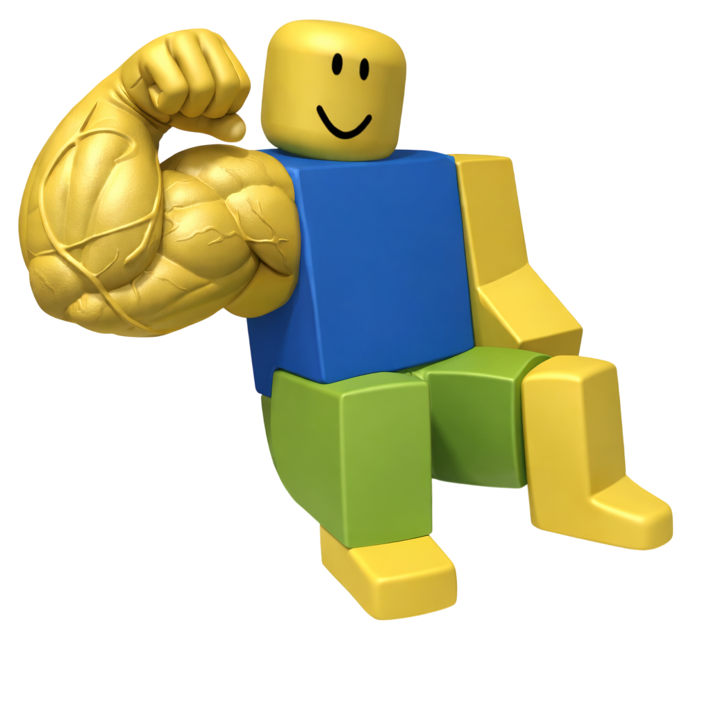 Flexing mascot